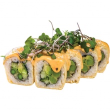 698 / Asparagus Tomago maki